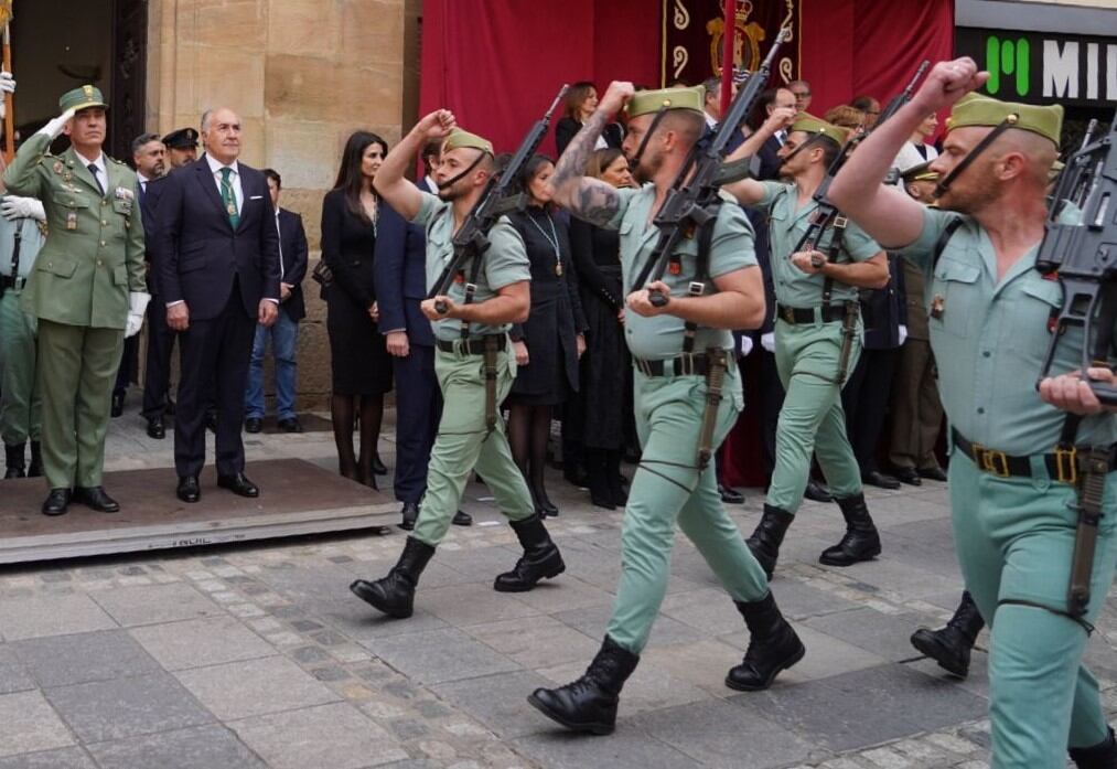 Desfile de la Legión por las calles de Algeciras