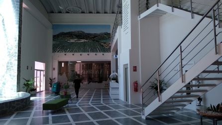 Hall de recepción de visitantes