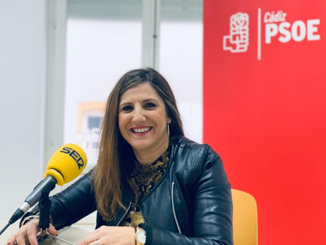 Irene García posa durante su entrevista para Radio Cádiz