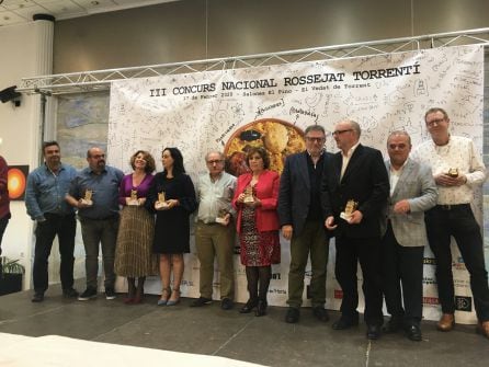 Miembros del jurado del III Concurso Nacional de Rossejat Torrentí