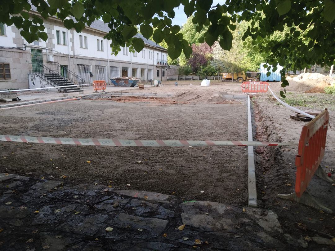 Obras zona ocio Compostilla 