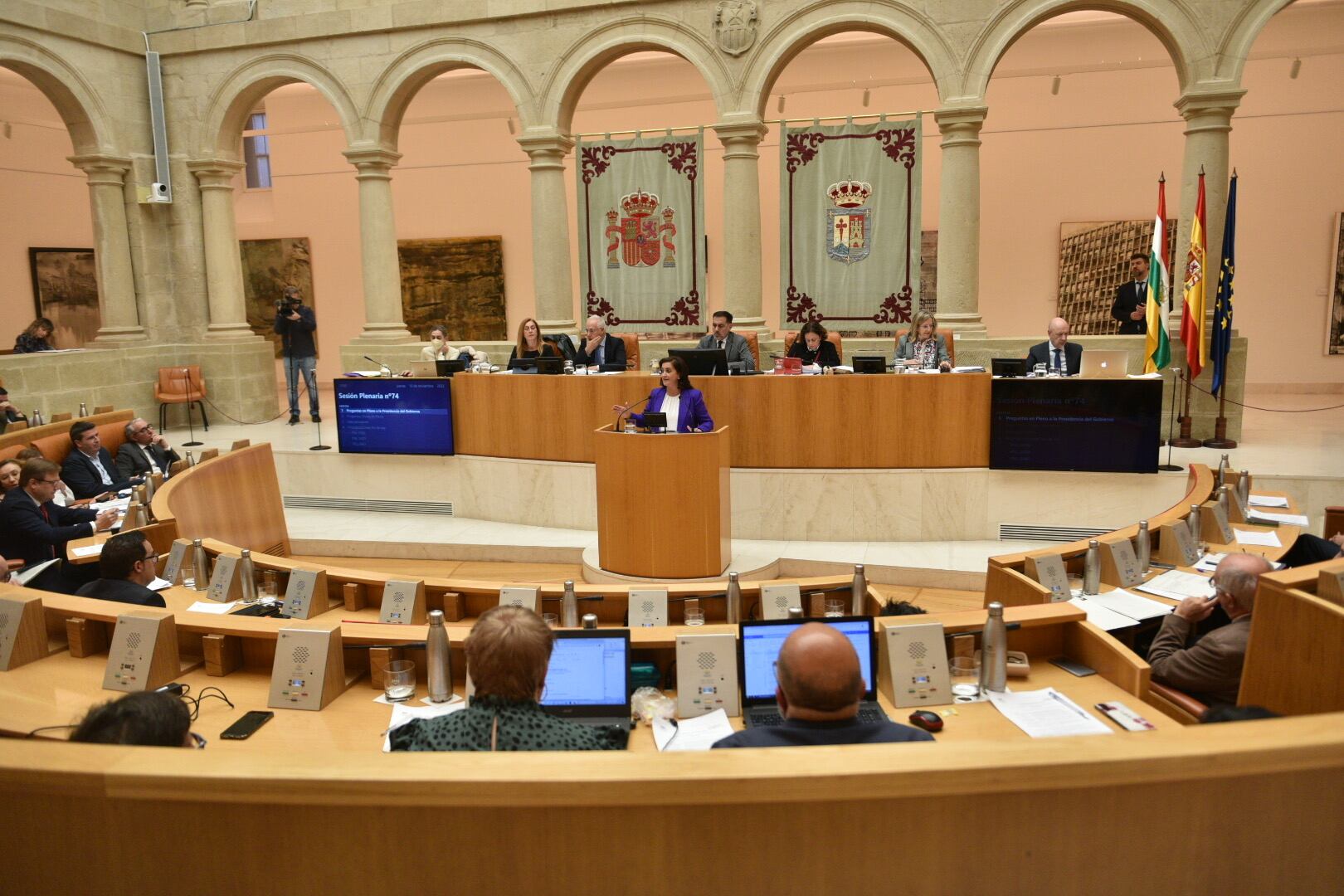 Pleno del Parlamento de La Rioja. Archivo