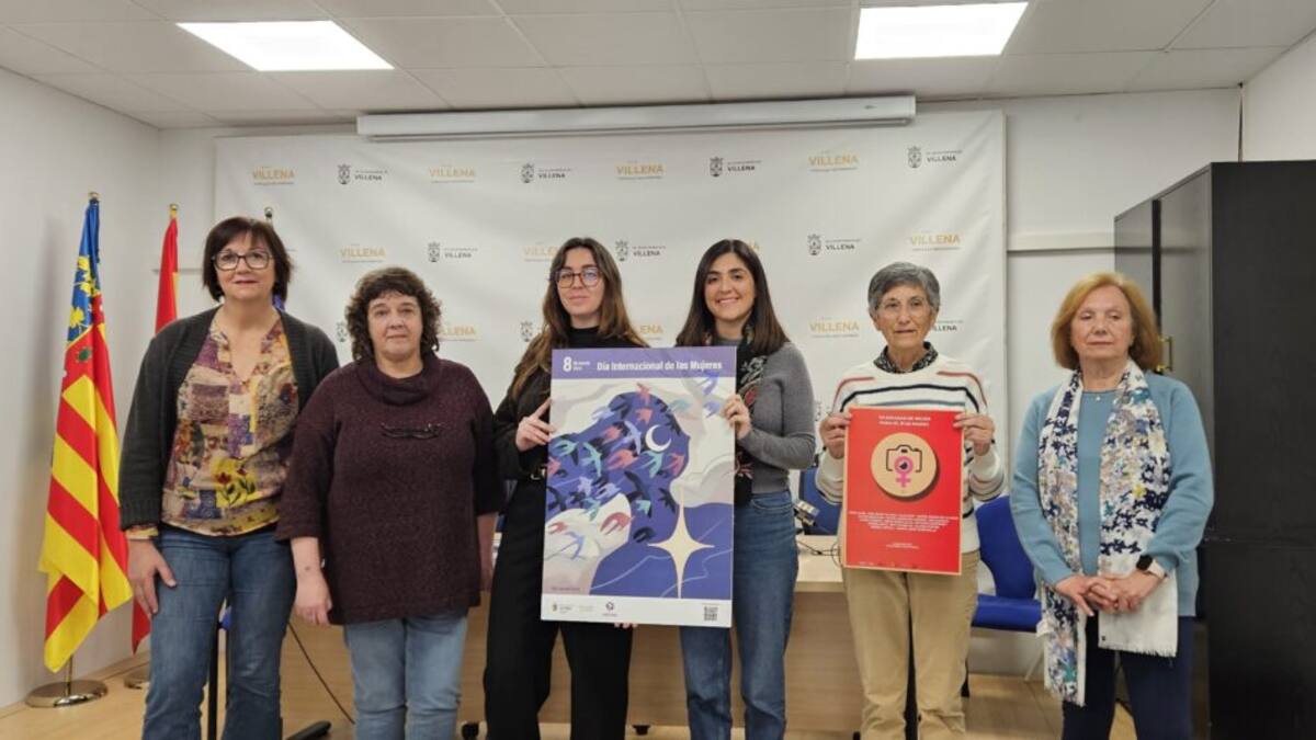 Presentación actos del 8M. radio Villena SER