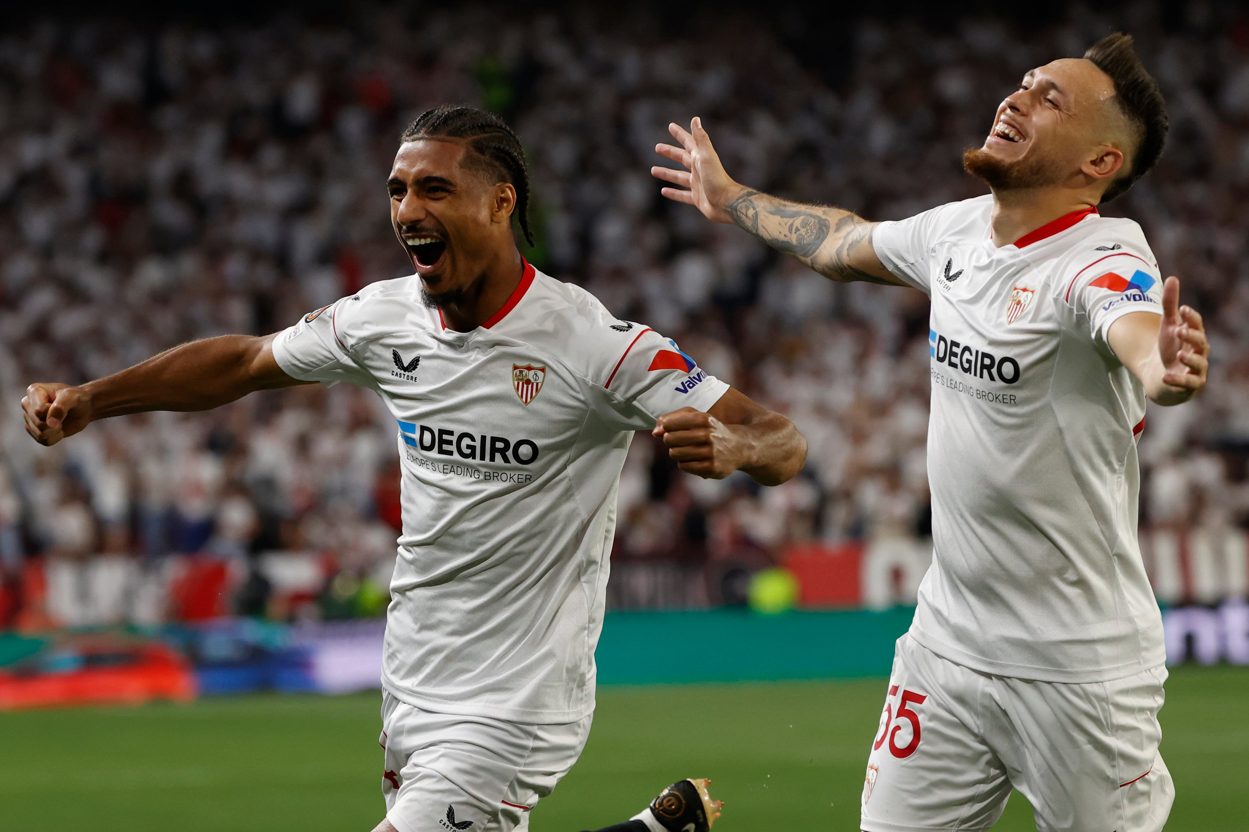 El Sevilla FC se cita con la Juventus en la ida de semifinales de laEuropa League. / Fernando Bizerra . EFE/ Julio Muñoz