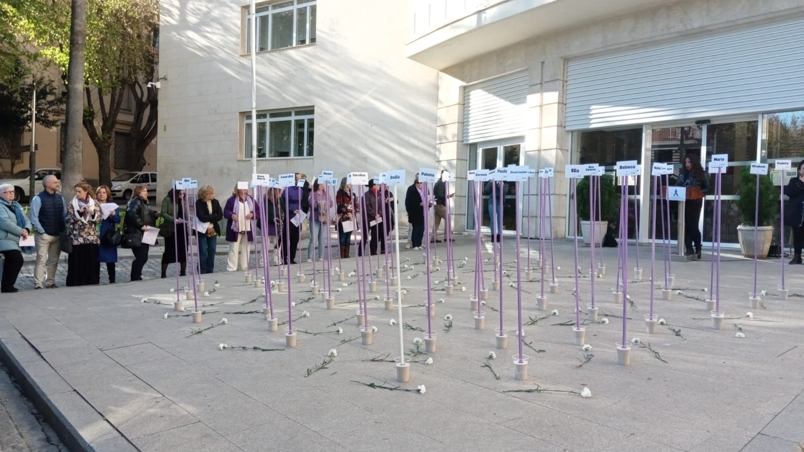 Concentración contra la Violencia hacia las Mujeres