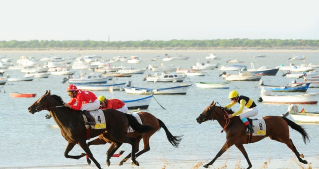 Carreras de caballos en las playas de Sanlúcar de Barrameda