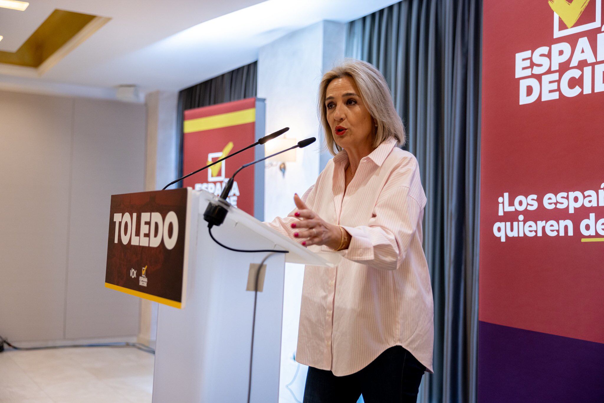 Inés Cañizares, candidata de Vox a la alcaldía de Toledo