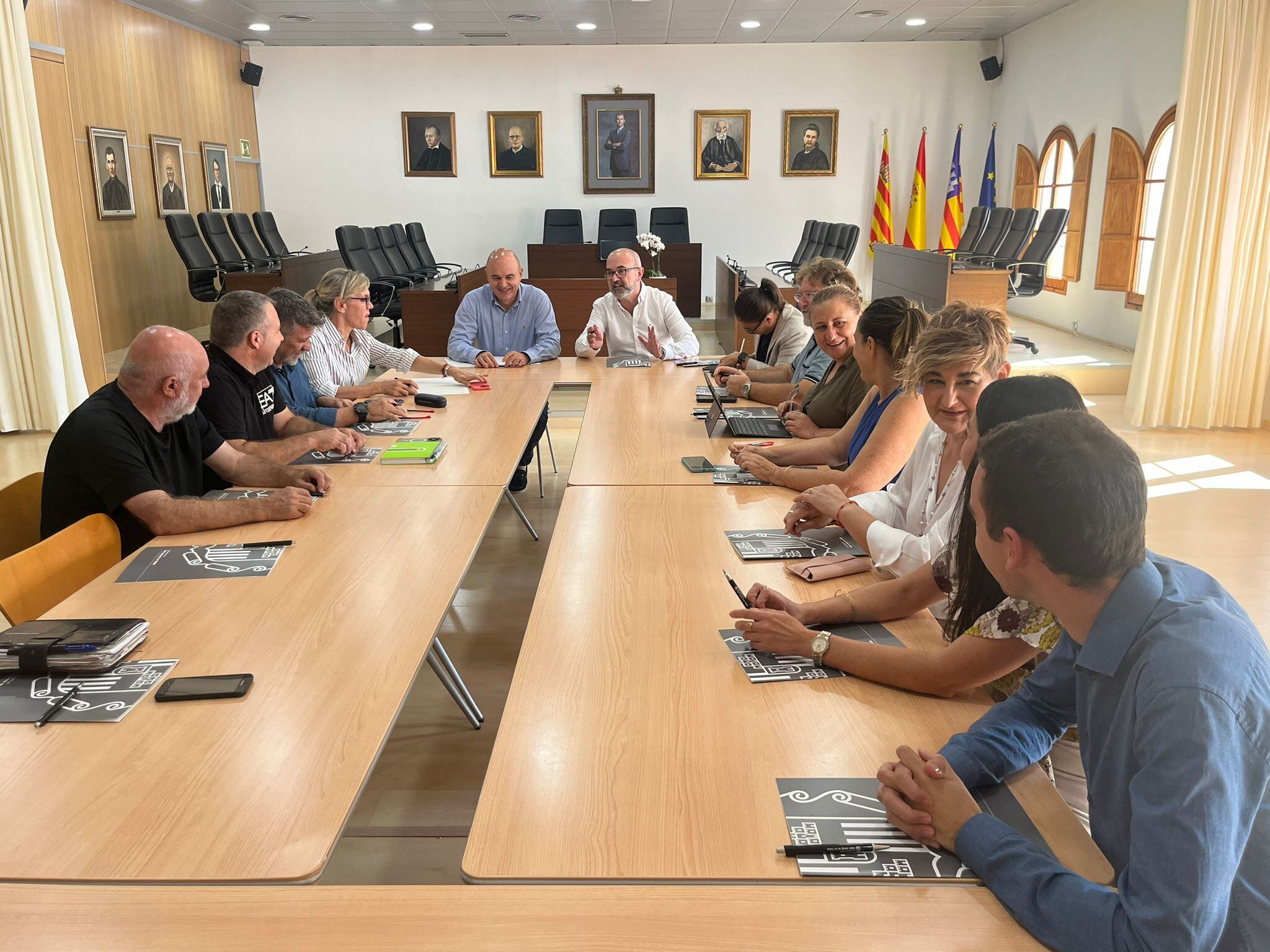 Un momento durante la reunión