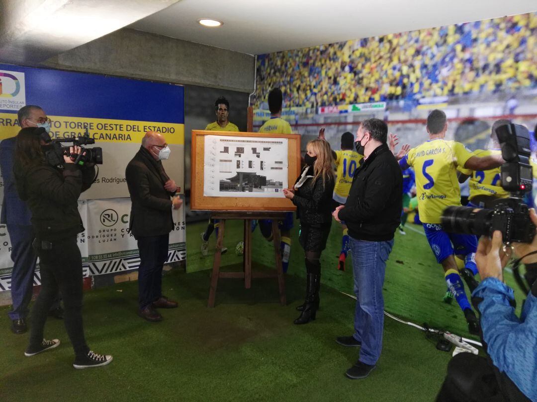 Presentación de la obra del Estadio de Gran Canaria