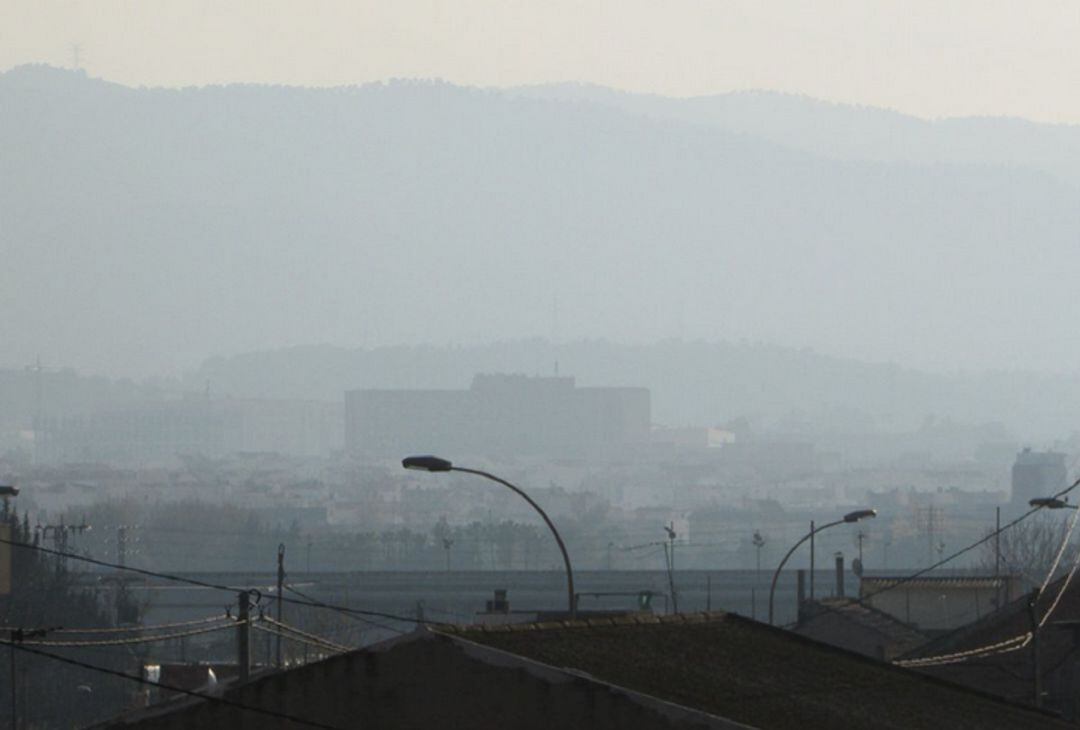 Boina de contaminación en Murcia