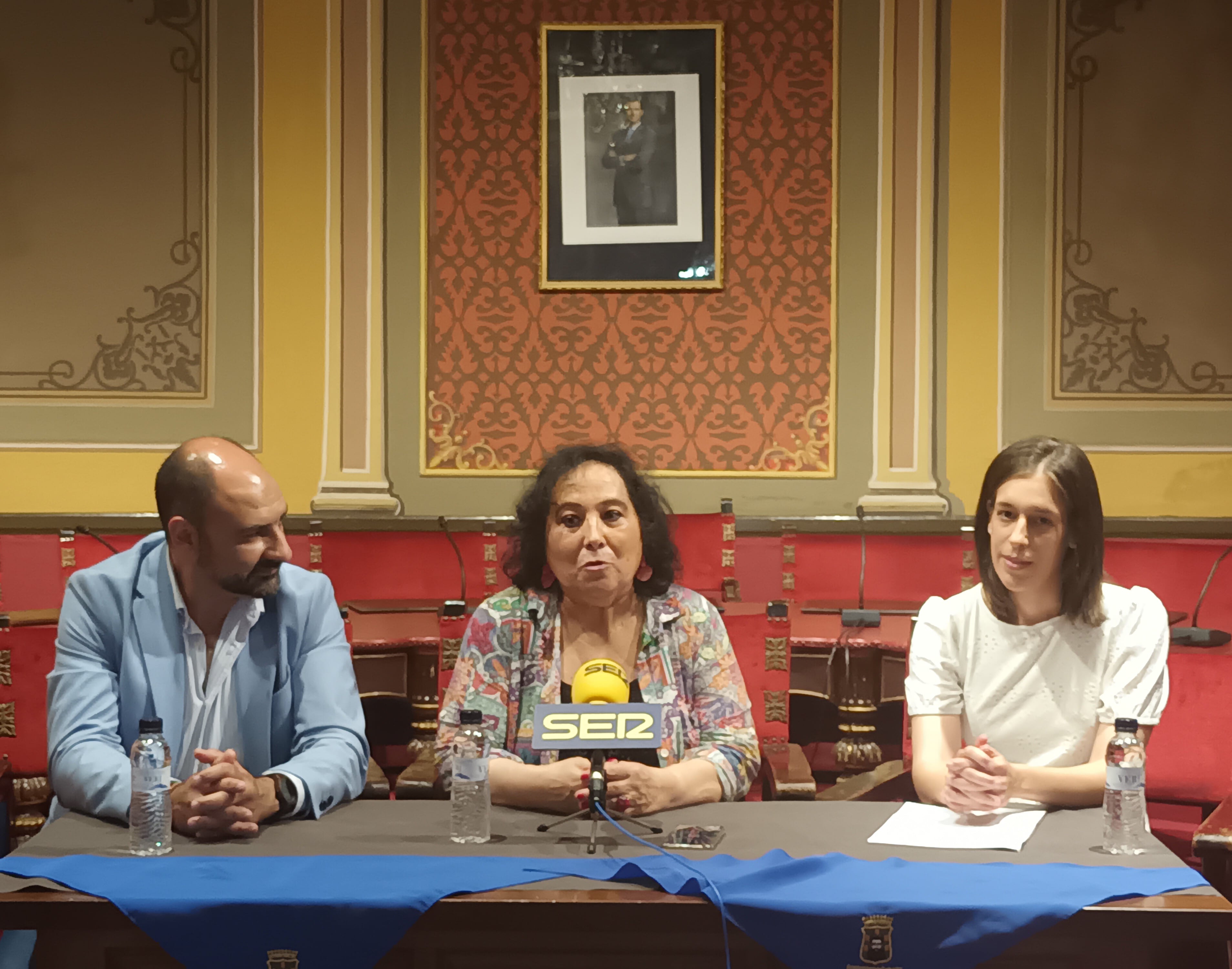 Fernando Torres, Inés Plana y Lorena Espiérrez