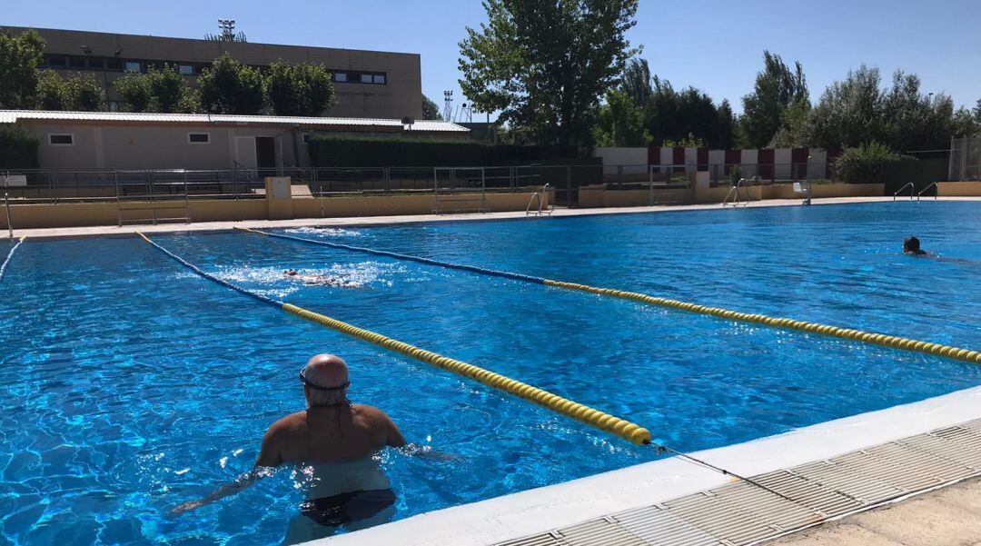 Piscina municipal de Algete antes del incendio