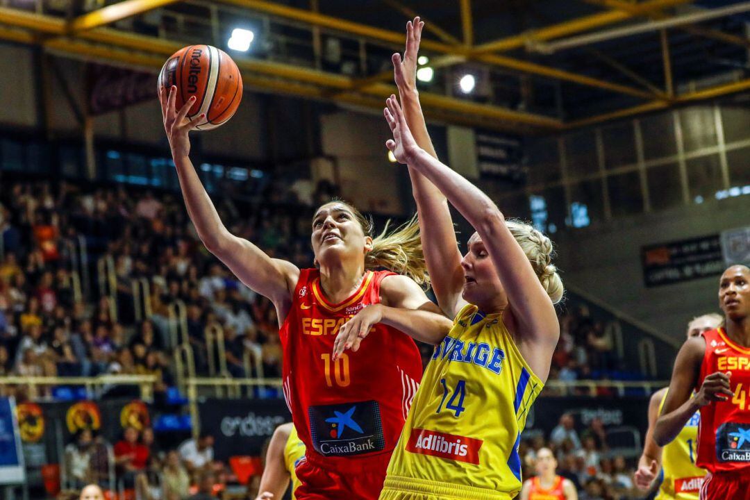 Marta Xargay en un partido de pretemporada.