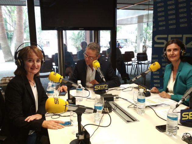 Blanca Fernández, Salomón HAchuel y Raquel Fernández