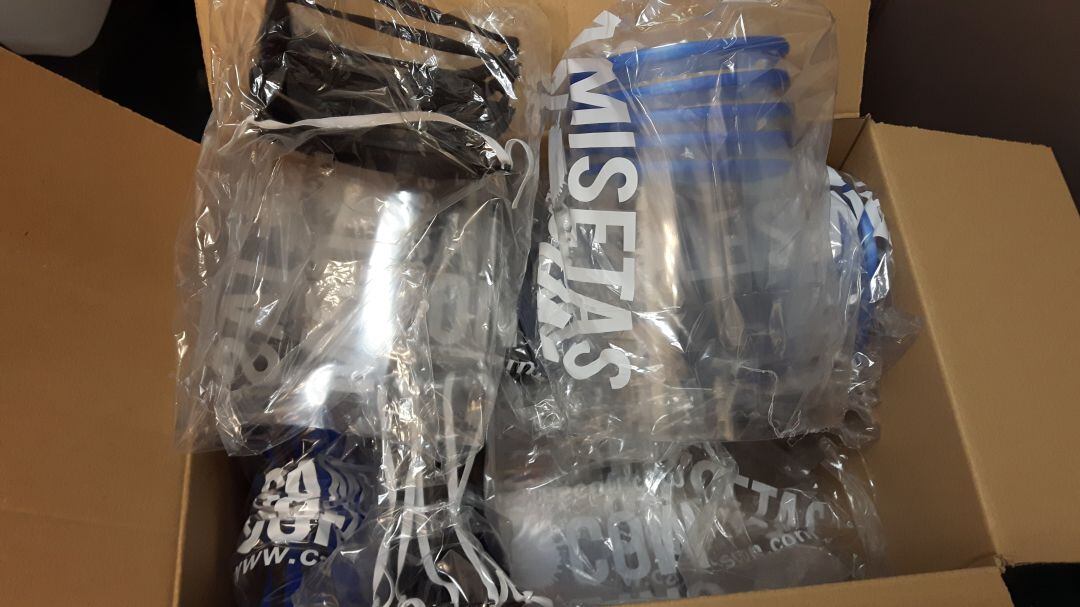 Material de protección recibido por la Policia Local