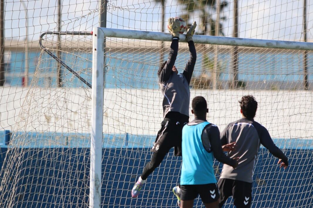 Un entreno de la Balona