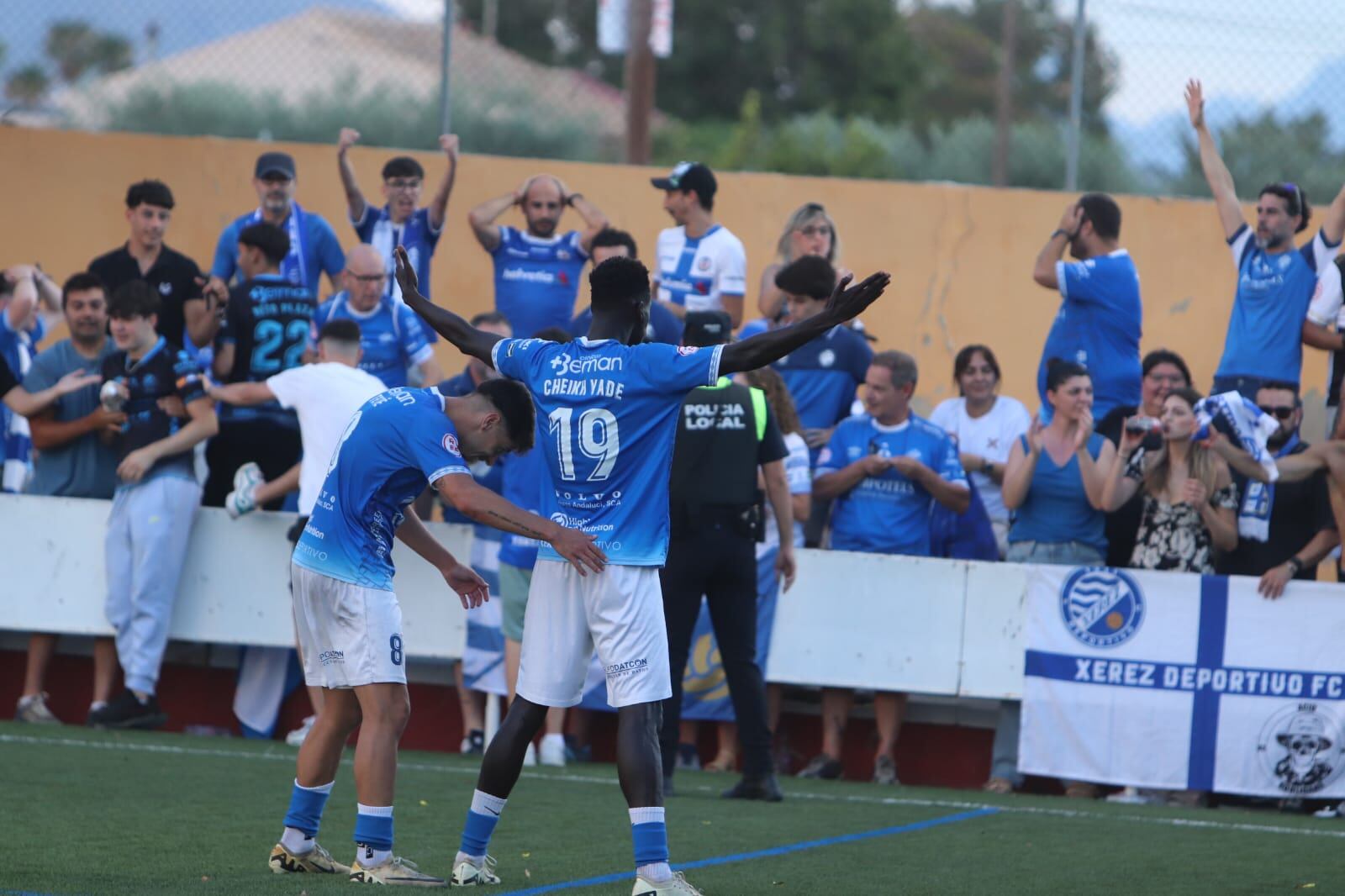 Cheik fue el autor del gol del Xerez DFC