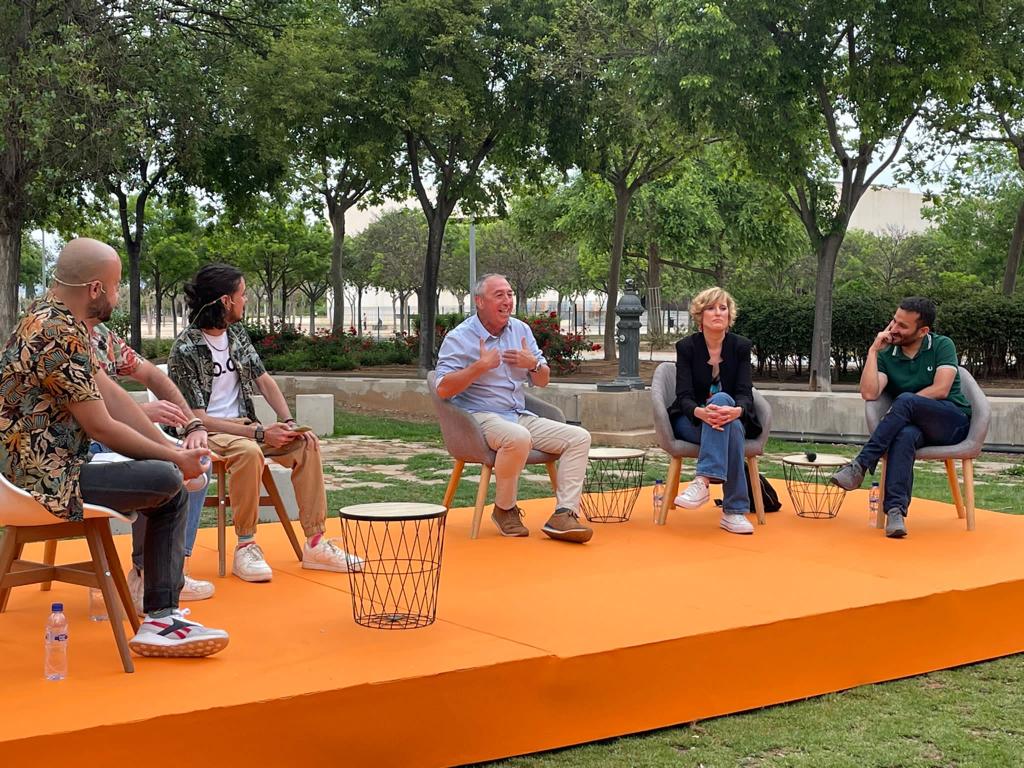 Joan Baldoví, candidato a la presidencia de la Generalitat por Compromís, en un acto este domingo en Castelló.