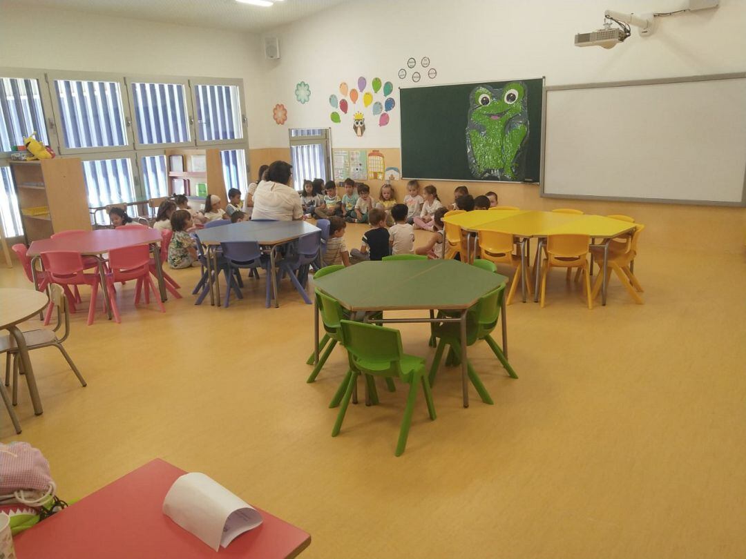 El alumnado de Parque Venecia, estrenando aulas