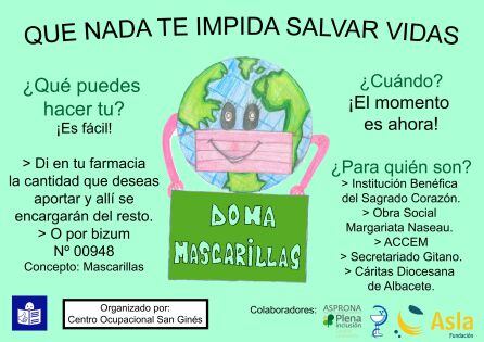 Cartel de la campaña &#039;Que nada te impida salvar vidas&#039;.