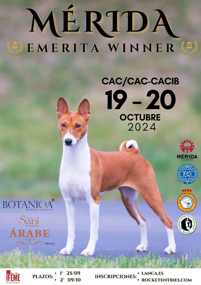 Cartel Exposición Canina en Mérida
