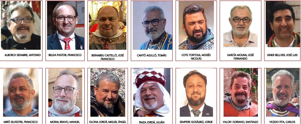 Candidatos a Mayorales ASJ Alcoy
