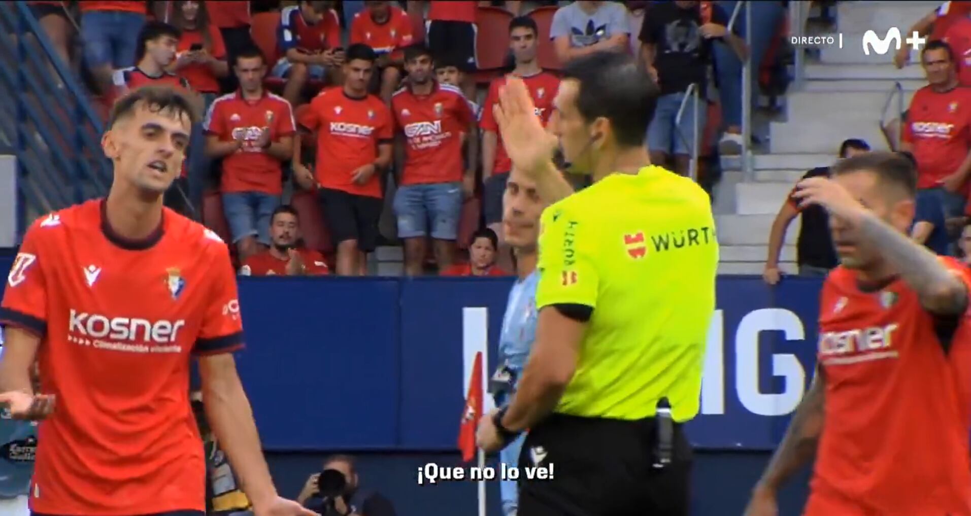 Aimar Oroz, durante el Osasuna - Celta de Vigo de Liga