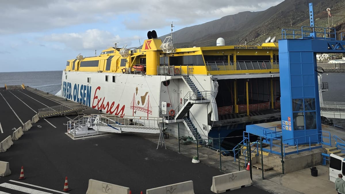 Tres meses desde la reactivación de la ruta de Fred. Olsen entre El Hierro y Tenerife