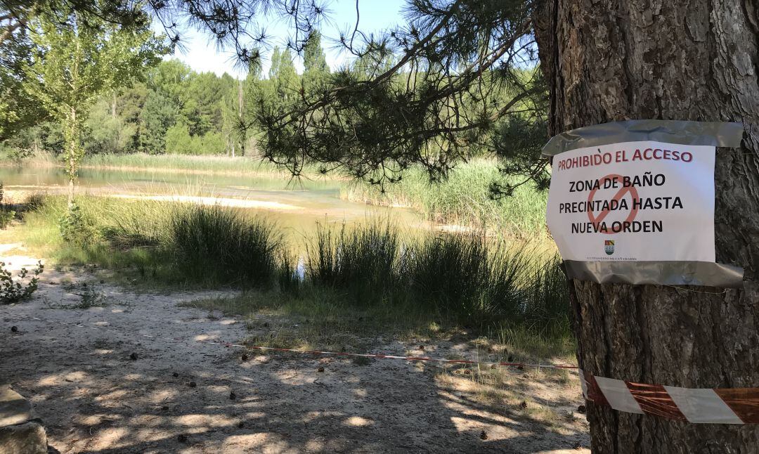 Paraje de la playeta del río Escabas en Cañamares (Cuenca).