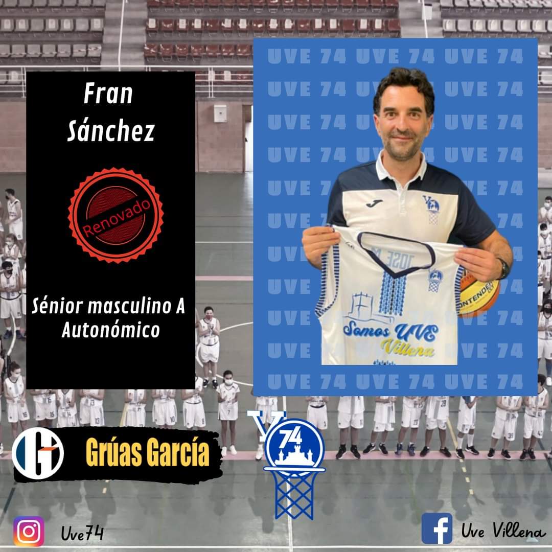 Fran Sánchez, entrenador del V-74 Sénior