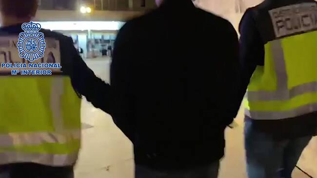 Imagen de uno de los detenidos