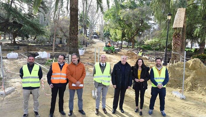 Visita a los trabajos en la zona