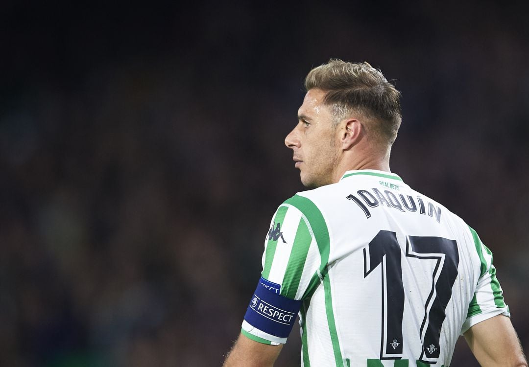 Joaquín durante un partido de la Europa League