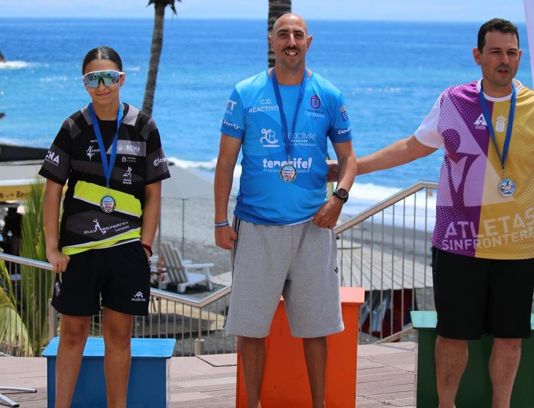 Victoria Velázquez tras ganar el Acuatlón Los Llanos – La Palma Viva.