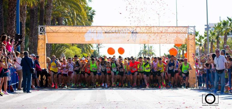 Salida de la Media Maratón de Alicante 2017