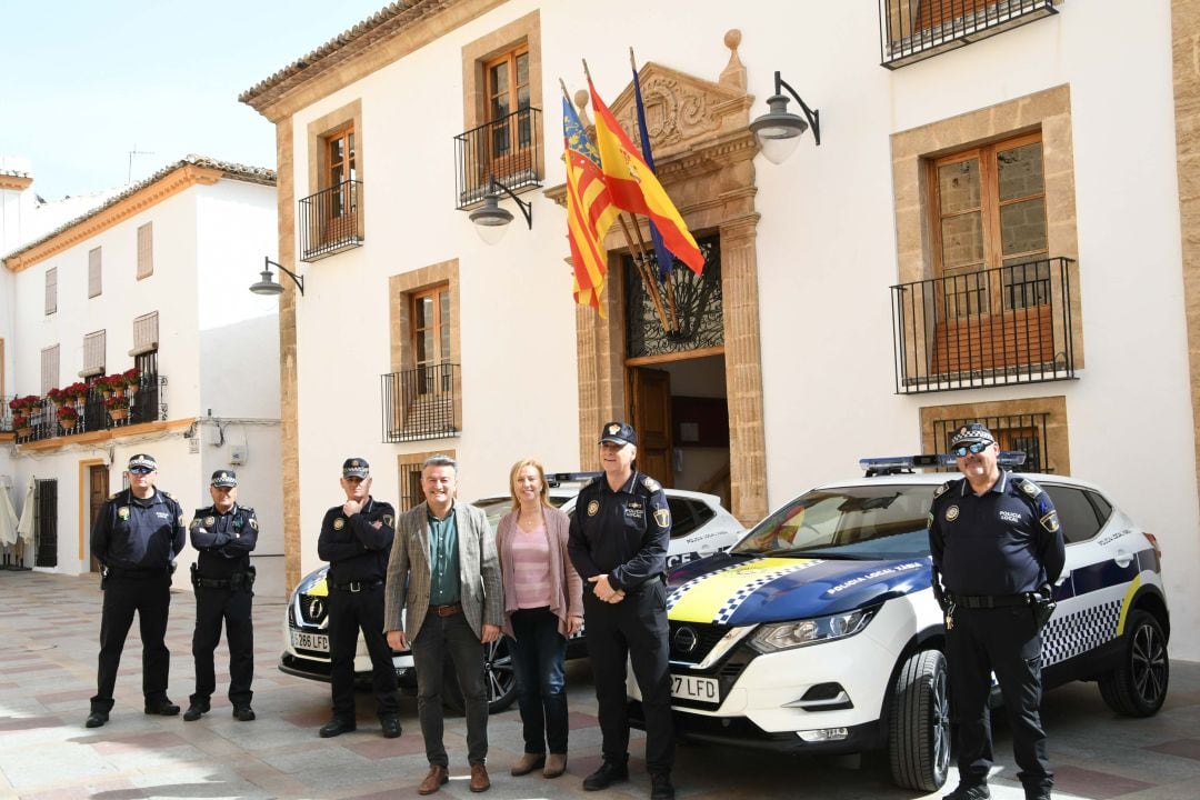 Nuevos vehículos de la Policía Local de Xàbia.