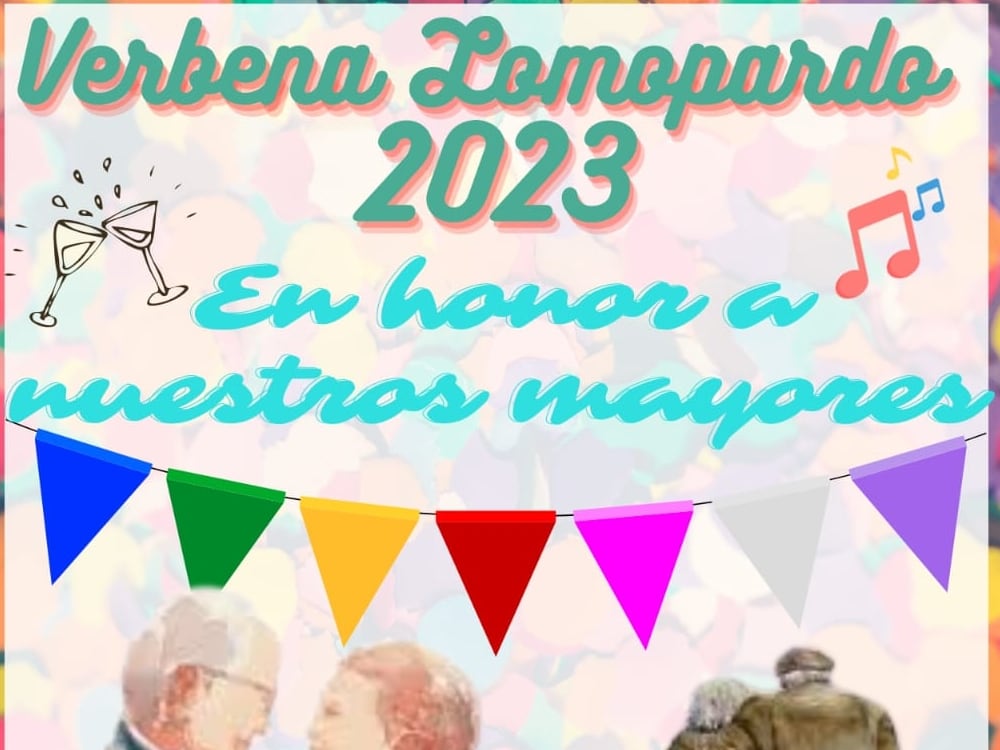 Cartel Verbena de Lomopardo 2023