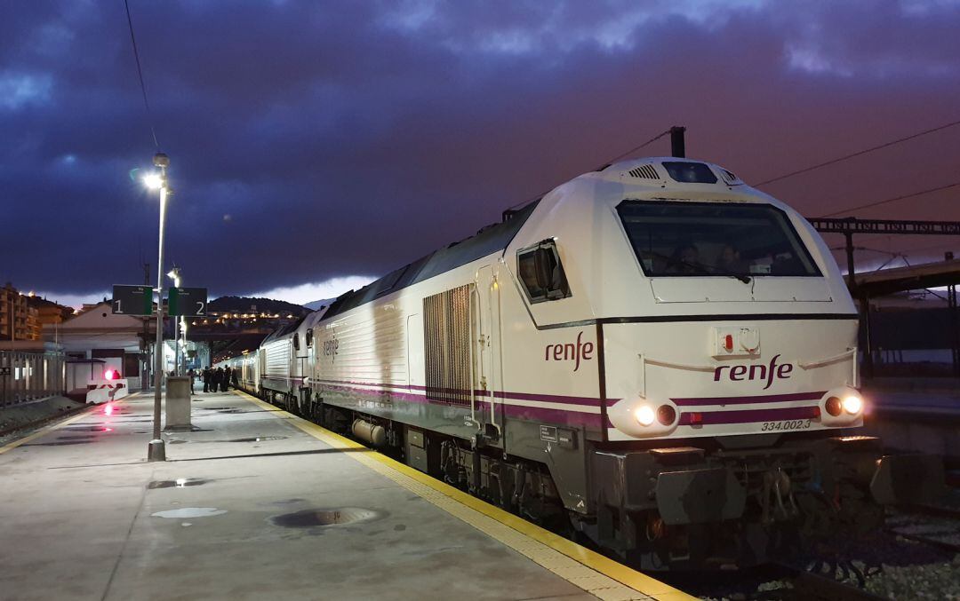 Uno de los trenes Talgo. Archivo.