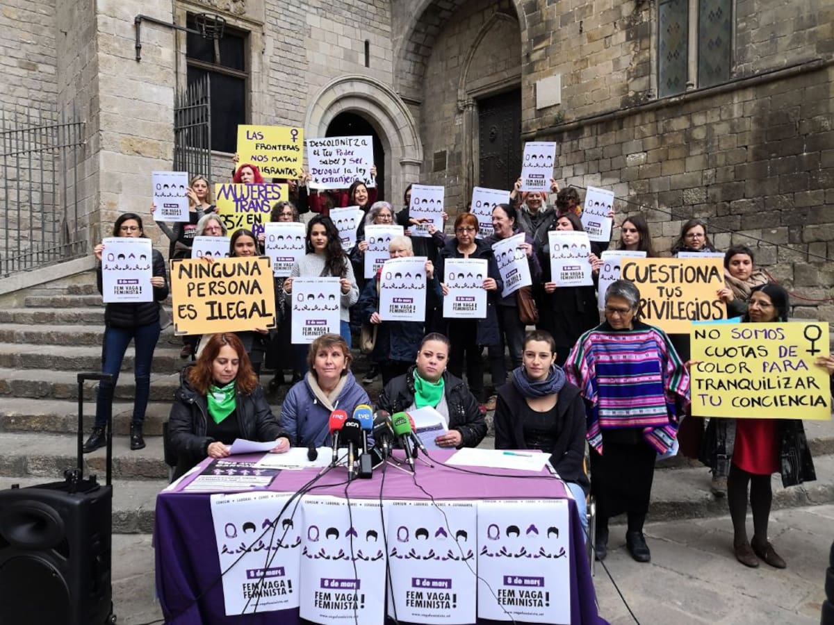 El feminisme pren el carrer per segon any consecutiu amb motiu de la vaga del 8-M