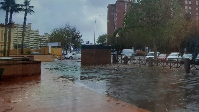 Efectos del temporal en La Línea