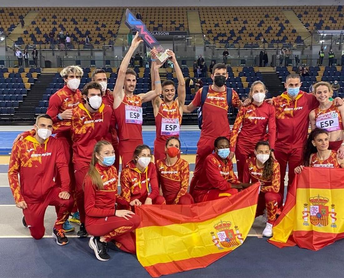 La Selección Española celebra el título europeo