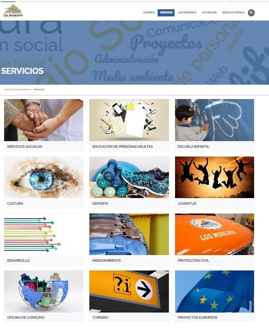 Nueva web de la comarca de Los Monegros