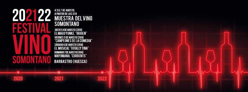 Tras dos años de suspensión, vuelve a celebrarse el Festival Vino Somontano. Es está edición se celebra por tres.
