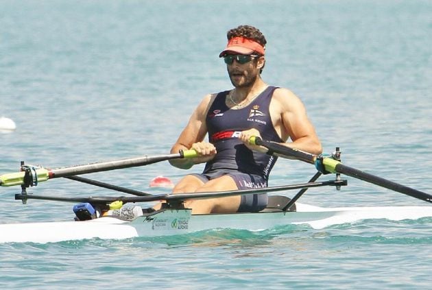 Rubén Padilla en uno de sus entrenamientos