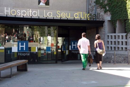 L'hospital de la Seu d'Urgell, un dels centres concertats afectats per la situació de manca de liquiditat