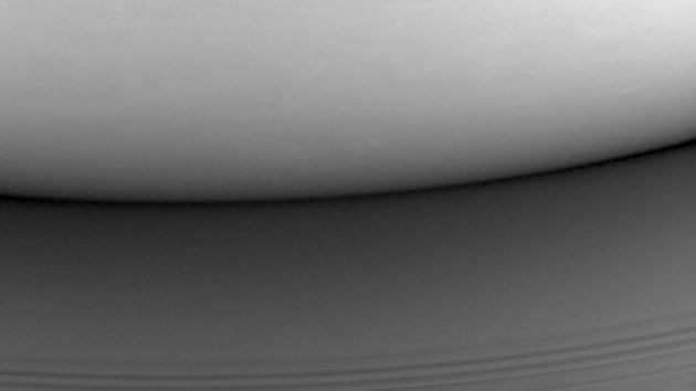 La última fotografía de Cassini.