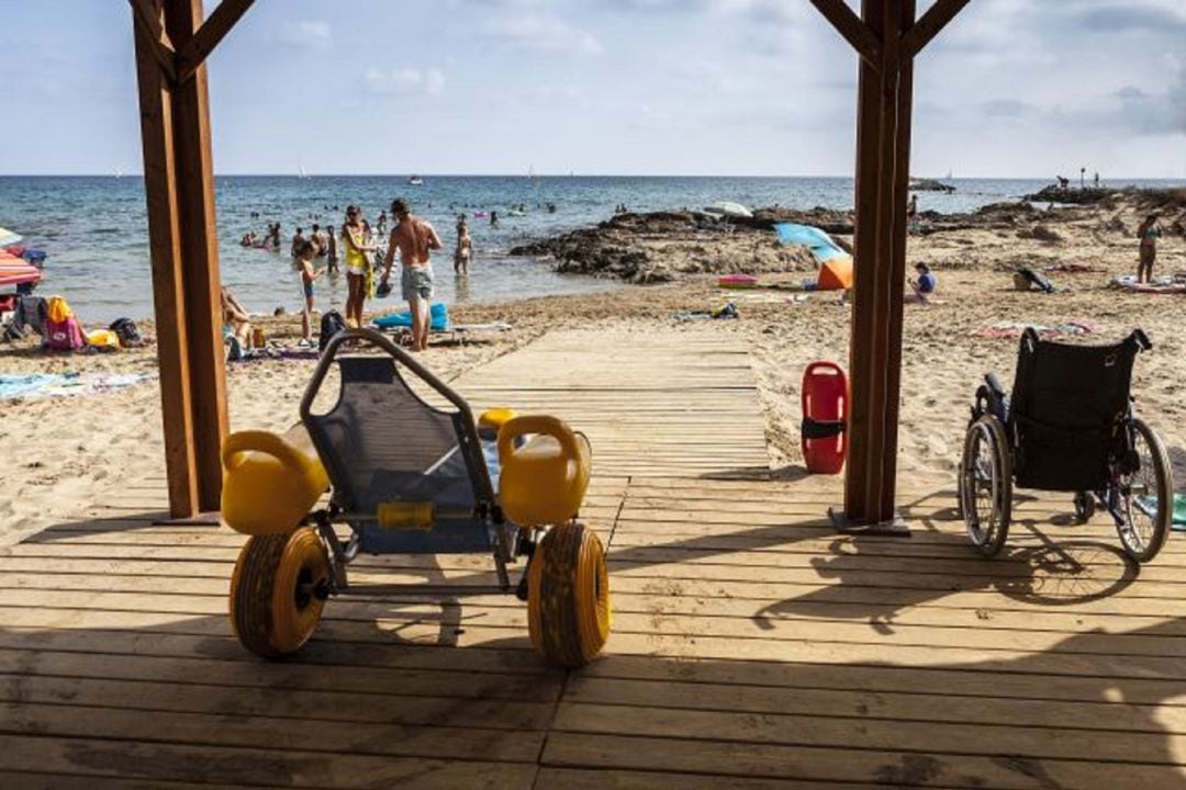 Playas accesibles en Calp.