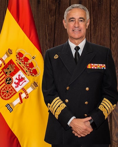 Antonio Piñeiro Sánchez, como nuevo Almirante Jefe de Estado Mayor de la Armada (AJEMA)