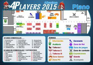 Plano del 'Albanime4players 2015'