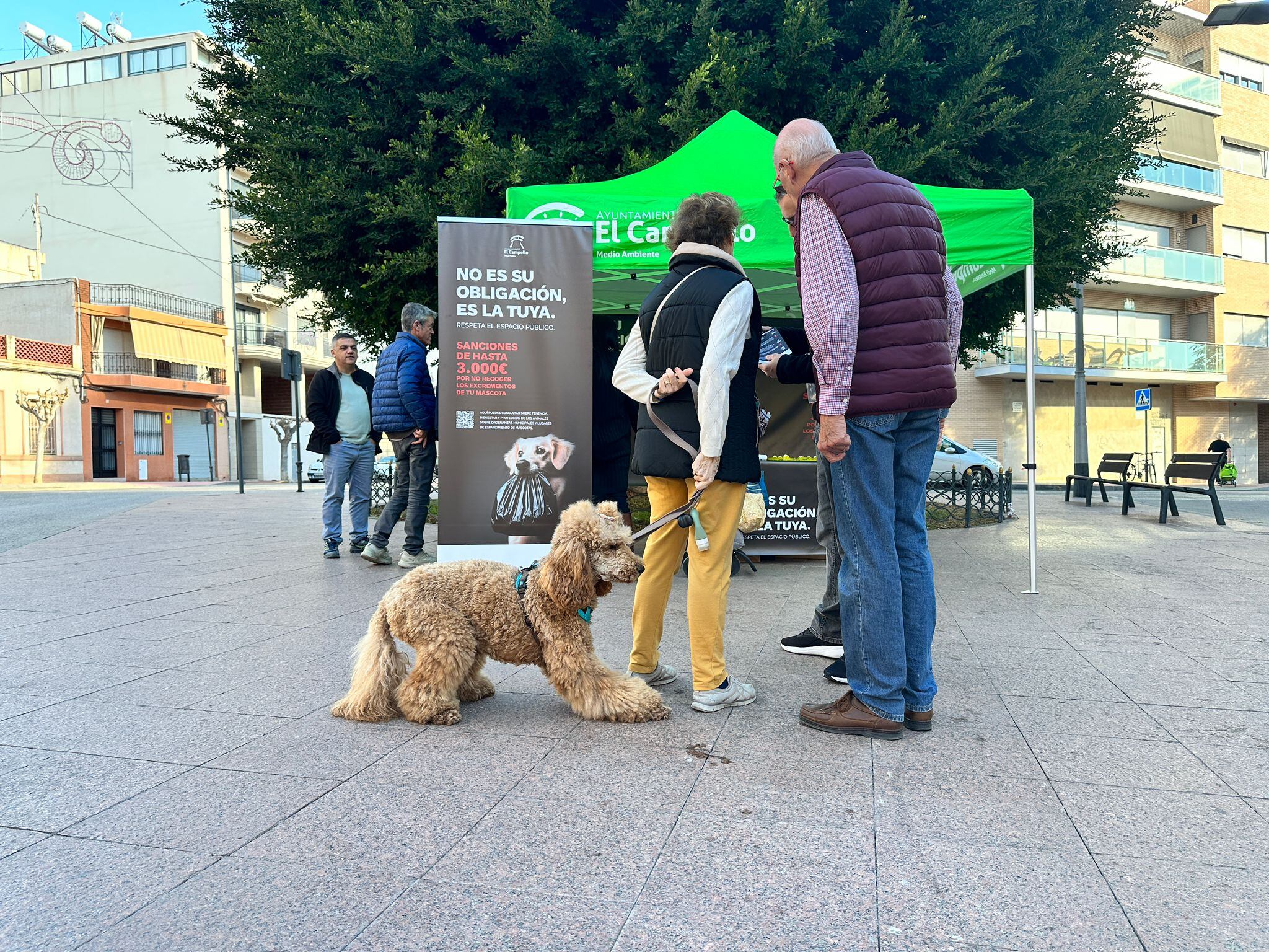 El Ayuntamiento de El Campello comenzará a sancionar a partir de este domingo a los dueños de mascotas que no recojan los excrementos